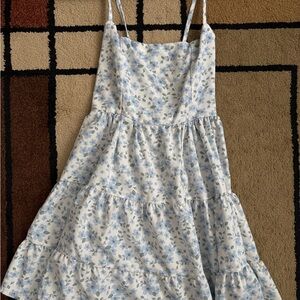 White Floral Mini Sundress